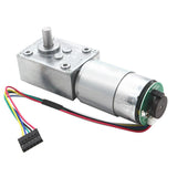 Maxbell Gear Box High Torque Geared Motor Reduction Motor with Encoder 24V 160rpm