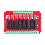 Maxbell 8-Way High-level Solid State Relay Module Board Output AC 240V/2A Fuse 12V