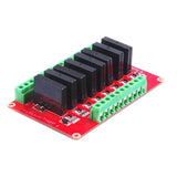 Maxbell 8-Way High-level Solid State Relay Module Board Output AC 240V/2A Fuse 12V