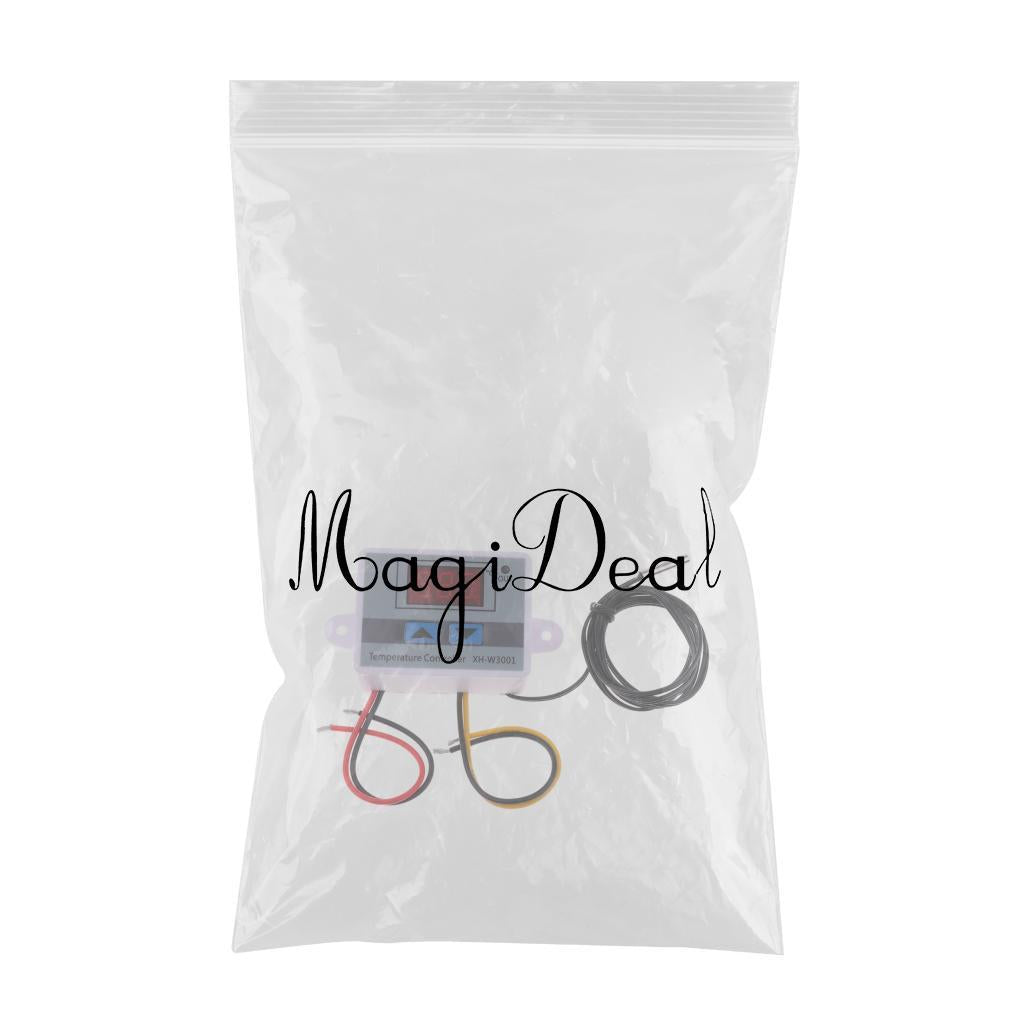 Maxbell 220V Temperature Controller Thermostat Control Switch Probe 1500W Digital