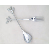Maxbell Polished Small Spoon 3 Pieces/Set Coffee Ice- Cream Tea Spoon  Silver