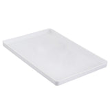 Maxbell Melamine Hotel Serving Tray Dishes Cup Glass Cake Set White G 29x21cm