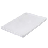Maxbell Melamine Hotel Serving Tray Dishes Cup Glass Cake Set White G 29x21cm
