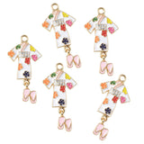 Maxbell Japanese Style Cartoon Alloy Pendants Charm Jewelry Findings 5 -  2.2  x 4.4 cm