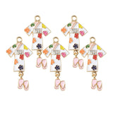 Maxbell Japanese Style Cartoon Alloy Pendants Charm Jewelry Findings 5 -  2.2  x 4.4 cm