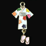 Maxbell Japanese Style Cartoon Alloy Pendants Charm Jewelry Findings 5 -  2.2  x 4.4 cm