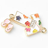 Maxbell Japanese Style Cartoon Alloy Pendants Charm Jewelry Findings 5 -  2.2  x 4.4 cm