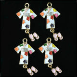 Maxbell Japanese Style Cartoon Alloy Pendants Charm Jewelry Findings 5 -  2.2  x 4.4 cm