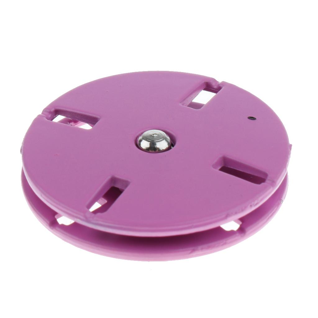 Maxbell 5 Sets Metal Sew on Press Studs Snap Fasteners Poppers Button 21mm Purple