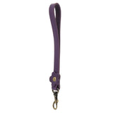 Maxbell Flower Leather Purse Handbag Bag Handle Short Strap Holder 17cm Purple