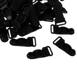 Maxbell 50 pcs New DIY Accessories Bra Underwear Plastic Buckles  Black
