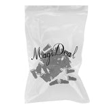 Maxbell 50 pcs New DIY Accessories Bra Underwear Plastic Buckles  Black