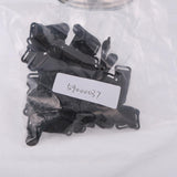 Maxbell 50 pcs New DIY Accessories Bra Underwear Plastic Buckles  Black