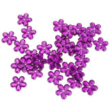 Maxbell 200 Pieces DIY Flower Petal Beads Crafts Jewelry Clothes Decor 16mm Rose Red