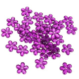 Maxbell 200 Pieces DIY Flower Petal Beads Crafts Jewelry Clothes Decor 16mm Rose Red