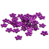 Maxbell 200 Pieces DIY Flower Petal Beads Crafts Jewelry Clothes Decor 16mm Rose Red