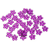 Maxbell 200 Pieces DIY Flower Petal Beads Crafts Jewelry Clothes Decor 16mm Rose Red