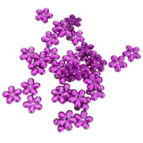 Maxbell 200 Pieces DIY Flower Petal Beads Crafts Jewelry Clothes Decor 16mm Rose Red