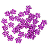 Maxbell 200 Pieces DIY Flower Petal Beads Crafts Jewelry Clothes Decor 16mm Rose Red