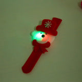 Maxbell Christmas LED Light Up Snap Slap Bracelet Wristband Gift Toys Bear