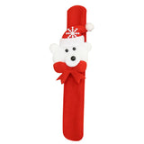 Maxbell Christmas LED Light Up Snap Slap Bracelet Wristband Gift Toys Bear