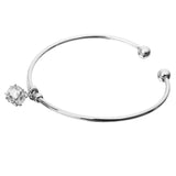 Maxbell Generous Crystal Pendant Bracelet Woman Lady Wristband Cuff Bangle Jewelry