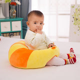 Maxbell Kids Baby Support Seat Sit Up Soft Chair Cushion Sofa Plush Pillow Toy Yellow