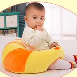 Maxbell Kids Baby Support Seat Sit Up Soft Chair Cushion Sofa Plush Pillow Toy Yellow