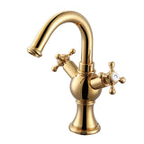 Maxbell Vintage Cold Hot Mixed Water Faucet Bathroom Kitchen Sink Faucet Titanium