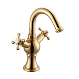 Maxbell Vintage Cold Hot Mixed Water Faucet Bathroom Kitchen Sink Faucet Titanium