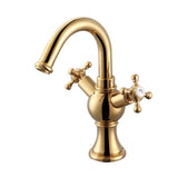 Maxbell Vintage Cold Hot Mixed Water Faucet Bathroom Kitchen Sink Faucet Titanium