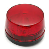 Maxbell 12V Round Safety Alarm Security Post Caution Flash Warning LED Light Red