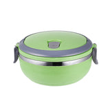 Maxbell 1 Layer Stainless Steel Thermal Insulated Lunch Box Food Container Green