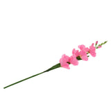 Maxbell 1pc Artificial Simulation Gladiolus Flower Stem Wedding Home Decor Pink