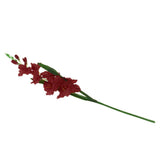 Maxbell 1pcs Artificial Simulation Gladiolus Flower Stem Wedding Home Decor Red