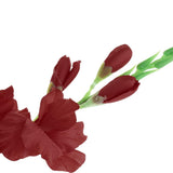 Maxbell 1pcs Artificial Simulation Gladiolus Flower Stem Wedding Home Decor Red