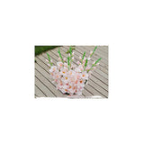 Maxbell 1x Artificial Simulation Gladiolus Flower Stem Wedding Home Decor Light Pink