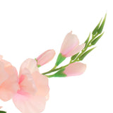 Maxbell 1x Artificial Simulation Gladiolus Flower Stem Wedding Home Decor Light Pink