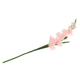 Maxbell 1x Artificial Simulation Gladiolus Flower Stem Wedding Home Decor Light Pink