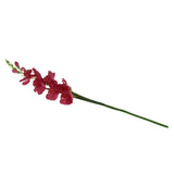 Maxbell 1x Artificial Simulation Gladiolus Flower Stem Wedding Home Decor Rose Red