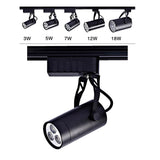 Maxbell Modern 5W LED Track light Ceiling Down Lamp Spotlight Black Base Warm White