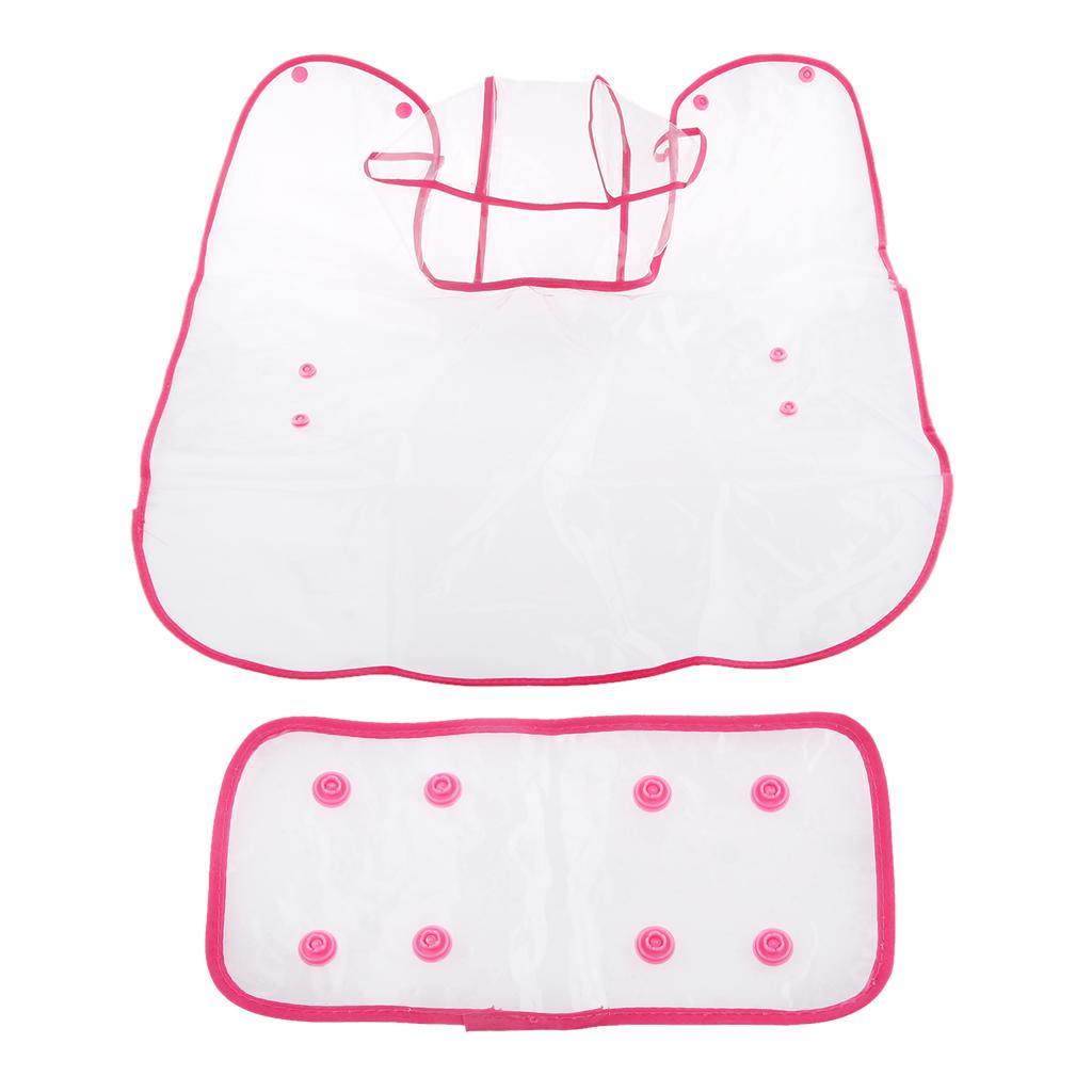 Maxbell Pet Dog Puppy Rain Coat Clothes Hooded Waterproof Jacket Rainwear Pink M