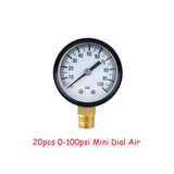 Maxbell 0-100psi Mini Dial Air Compressor Meter Hydraulic Pressure Gauge Gage