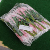 Maxbell 100Pcs Mini Artificial Lavender Wedding Flowers Bouquet Decor Light Pink