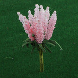 Maxbell 100Pcs Mini Artificial Lavender Wedding Flowers Bouquet Decor Light Pink