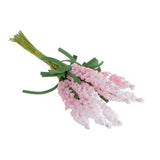 Maxbell 100Pcs Mini Artificial Lavender Wedding Flowers Bouquet Decor Light Pink