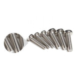 Maxbell 100Pcs Stainless Steel Screws Button Head Socket Allen Cap Bolts M5*20 mm