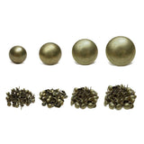 Maxbell 100xAntique Upholstery Tacks Nails Furniture Decor Bronze Stud Pins 20x25mm