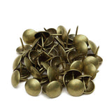 Maxbell 100xAntique Upholstery Tacks Nails Furniture Decor Bronze Stud Pins 20x25mm