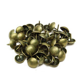 Maxbell 100xAntique Upholstery Tacks Nails Furniture Decor Bronze Stud Pins 20x25mm